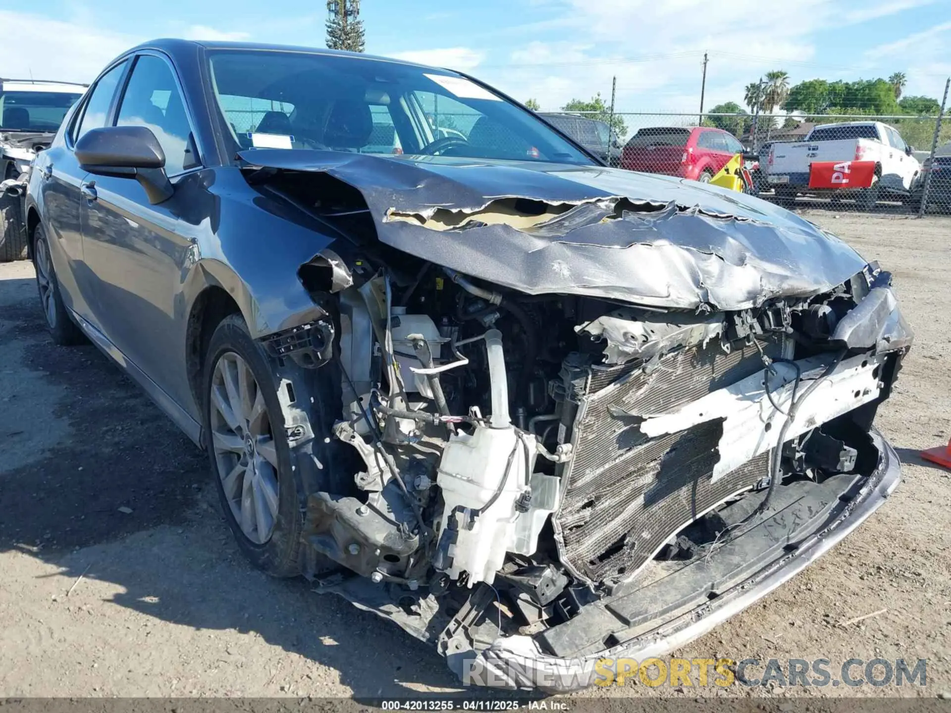 6 fotografías del automóvil dañado 4T1B11HK4KU254853 TOYOTA CAMRY 2019
