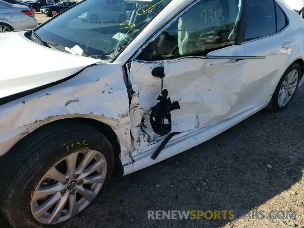 9 fotografías del automóvil dañado 4T1B11HK4KU255324 TOYOTA CAMRY 2019