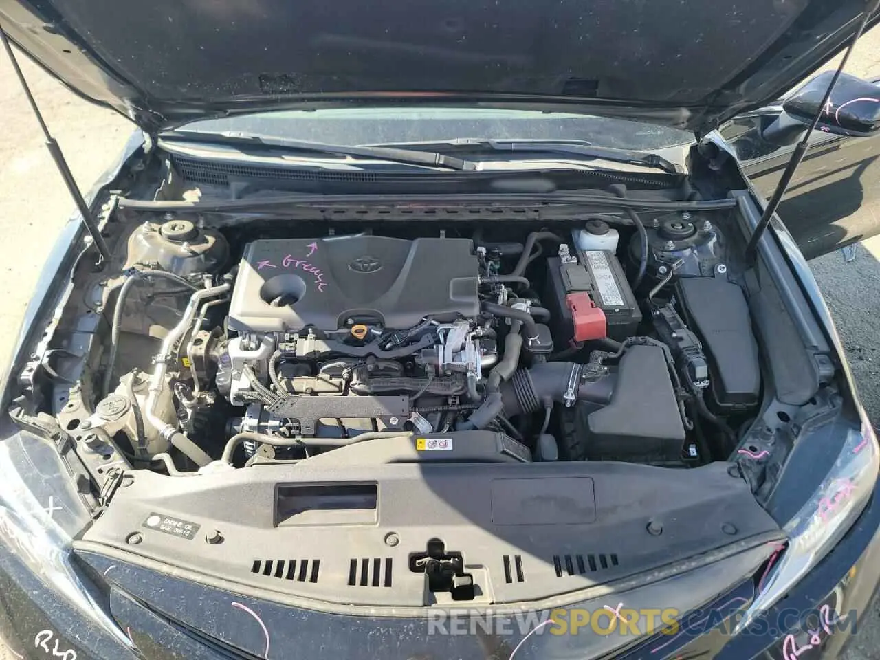 7 fotografías del automóvil dañado 4T1B11HK4KU256828 TOYOTA CAMRY 2019