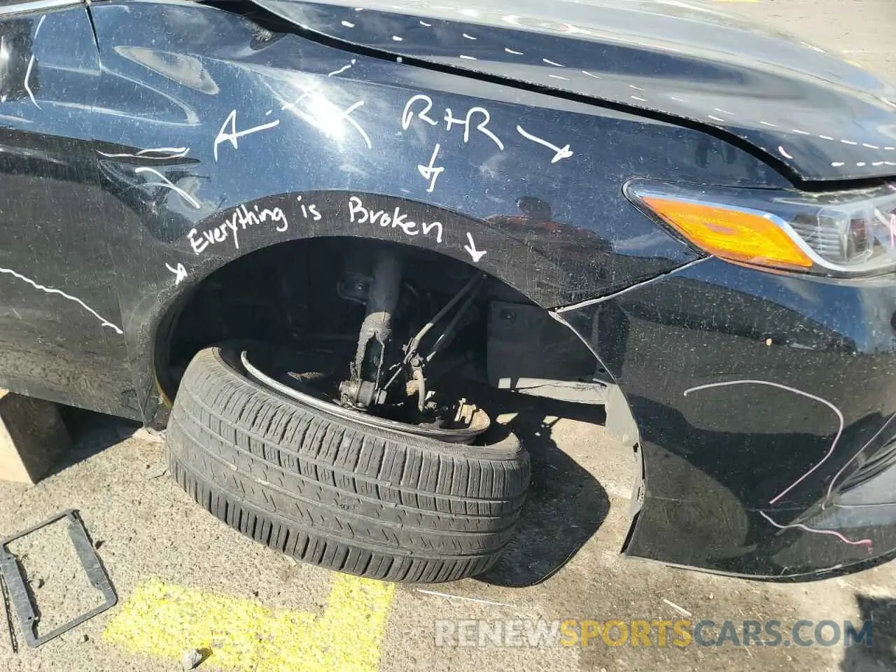 9 fotografías del automóvil dañado 4T1B11HK4KU256828 TOYOTA CAMRY 2019