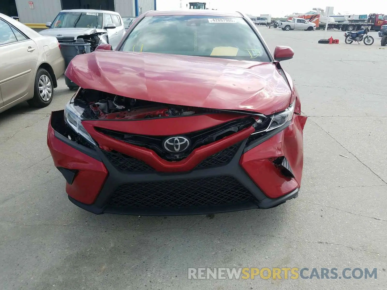 9 fotografías del automóvil dañado 4T1B11HK4KU261172 TOYOTA CAMRY 2019