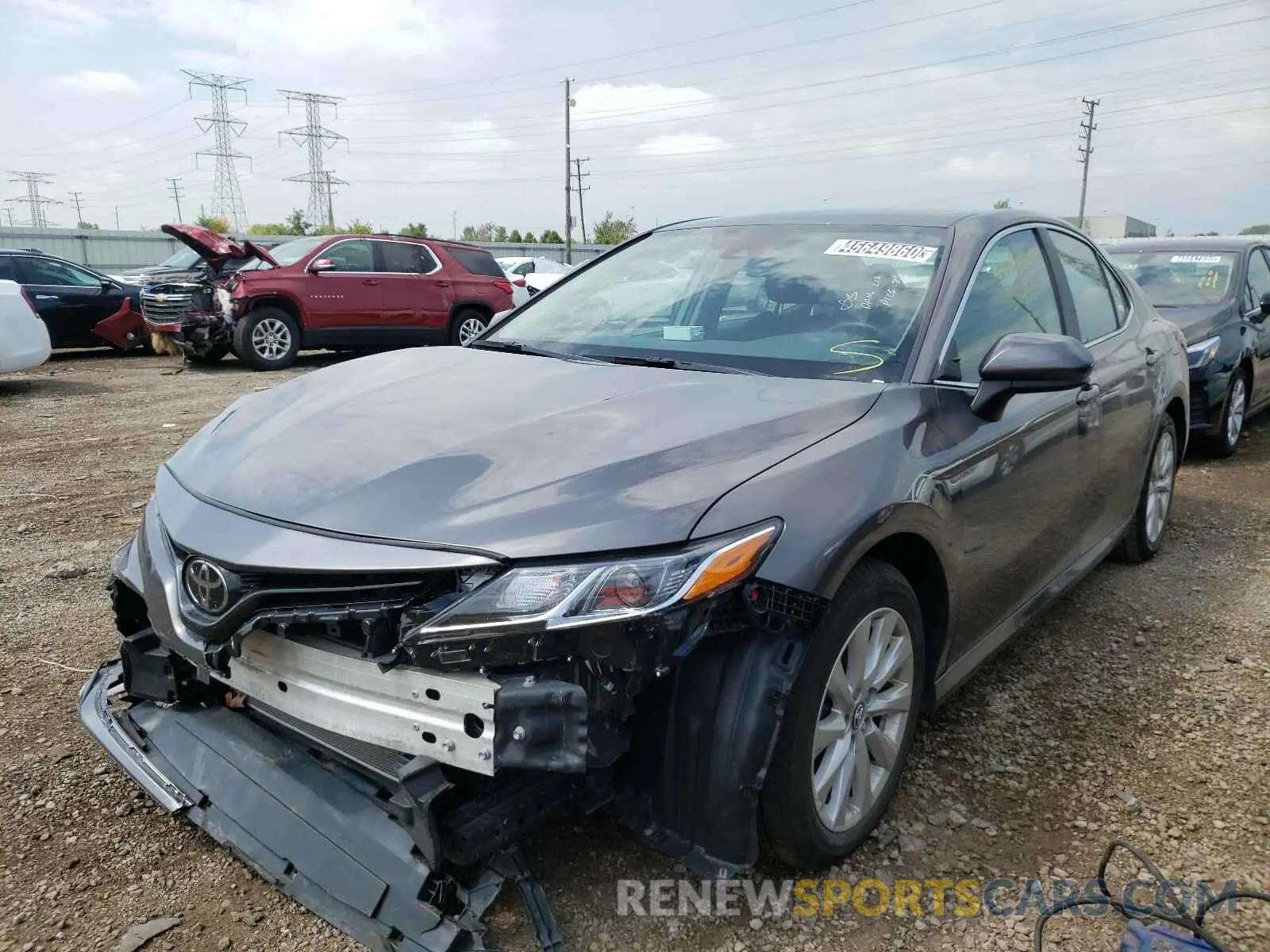 2 fotografías del automóvil dañado 4T1B11HK4KU261253 TOYOTA CAMRY 2019