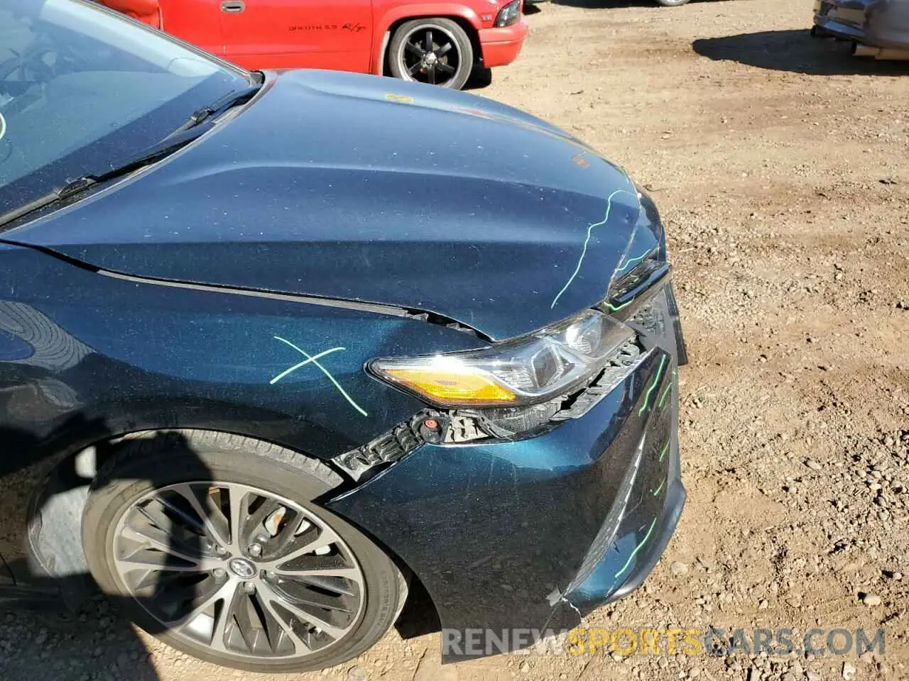 9 fotografías del automóvil dañado 4T1B11HK4KU264203 TOYOTA CAMRY 2019
