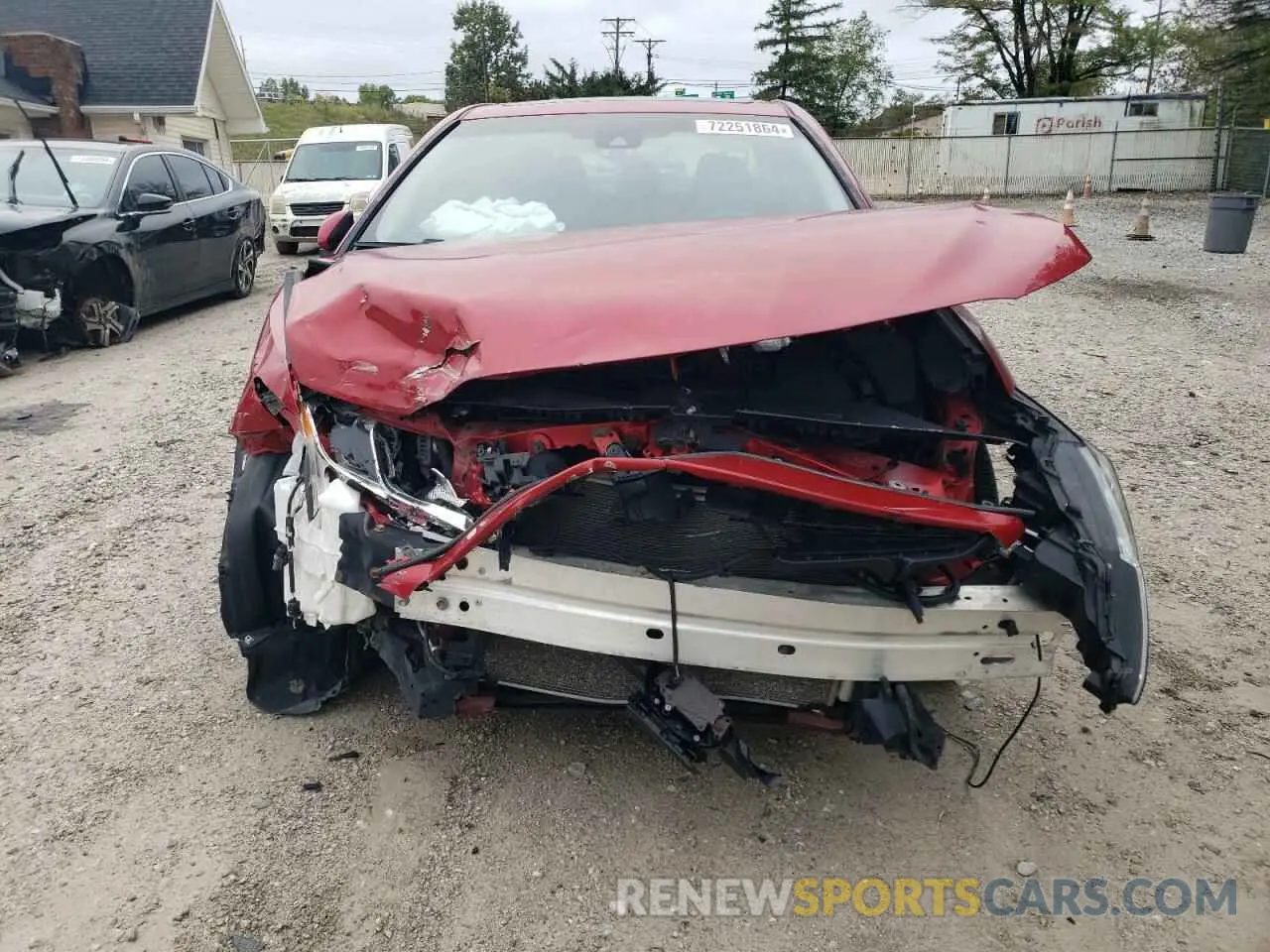 5 fotografías del automóvil dañado 4T1B11HK4KU292566 TOYOTA CAMRY 2019
