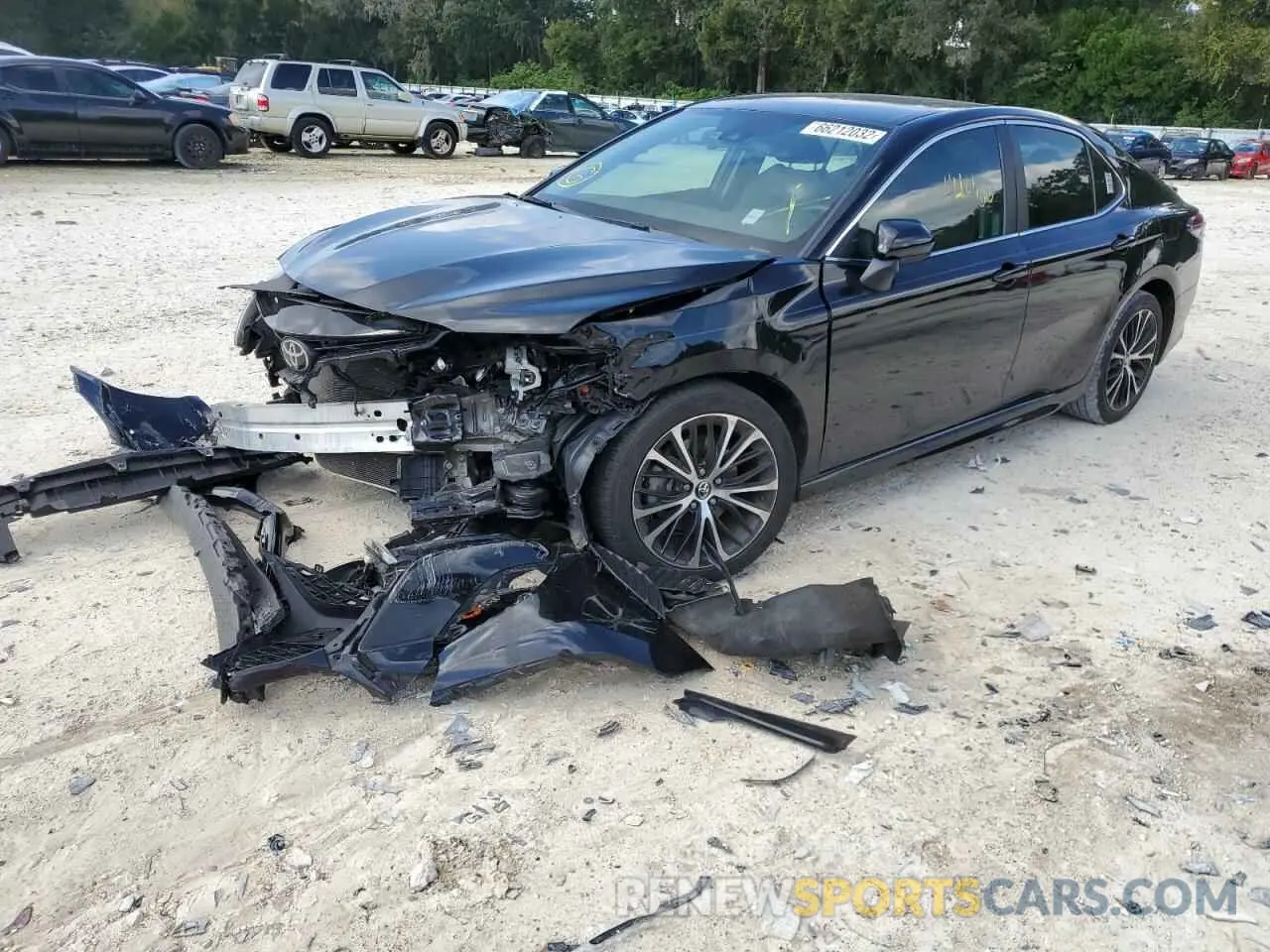 2 fotografías del automóvil dañado 4T1B11HK4KU688819 TOYOTA CAMRY 2019