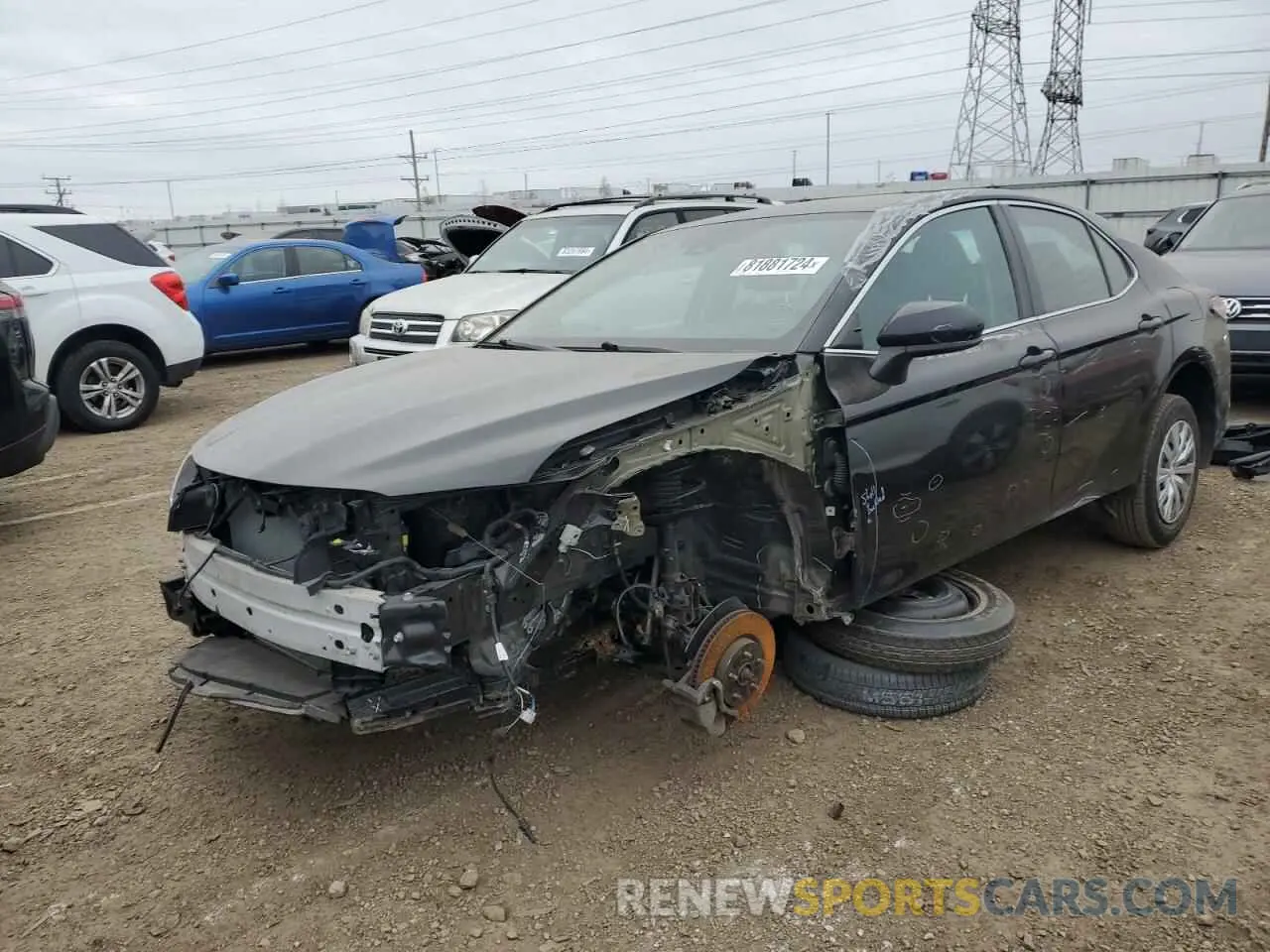 1 fotografías del automóvil dañado 4T1B11HK4KU719079 TOYOTA CAMRY 2019