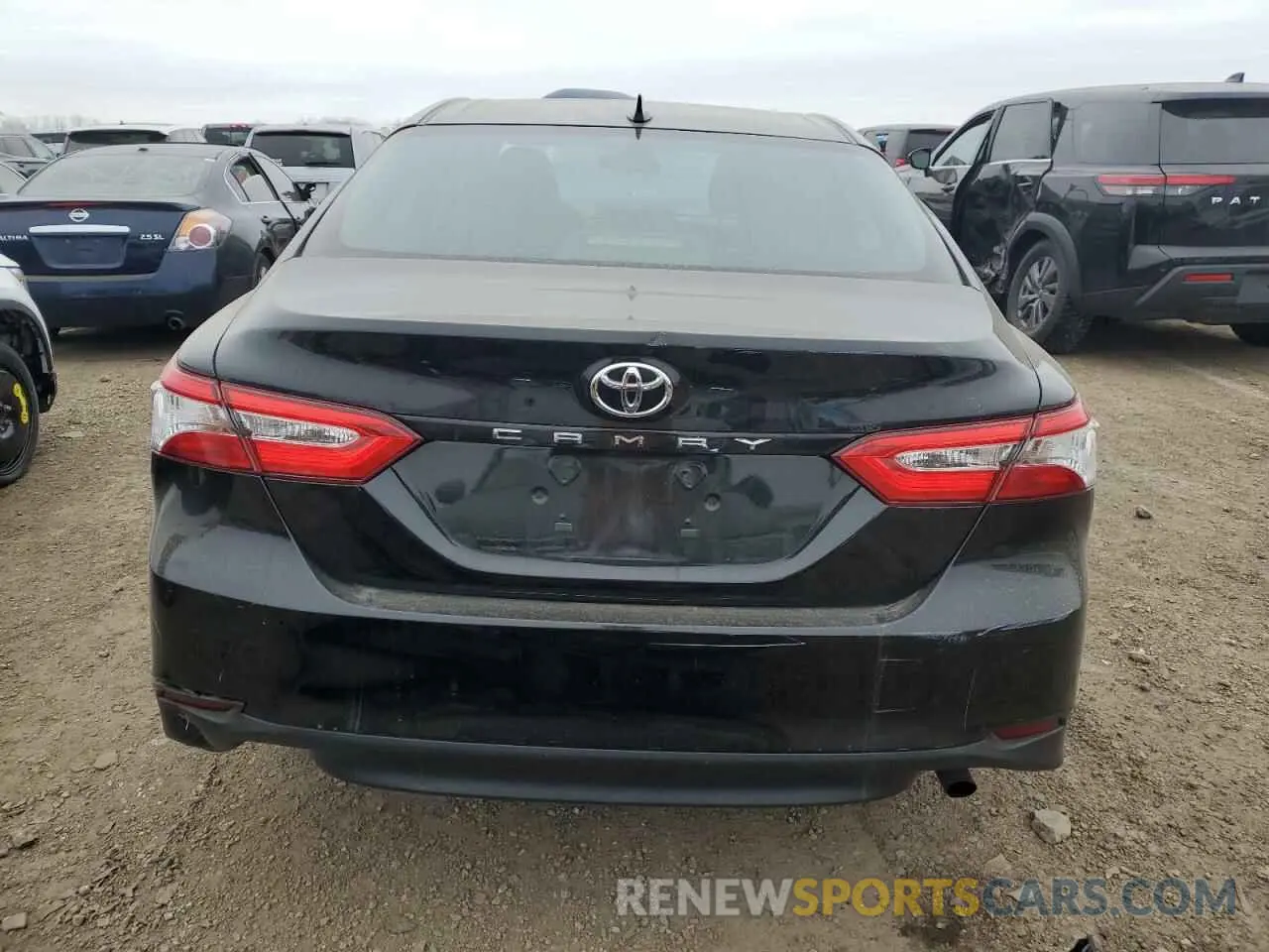 6 fotografías del automóvil dañado 4T1B11HK4KU719079 TOYOTA CAMRY 2019