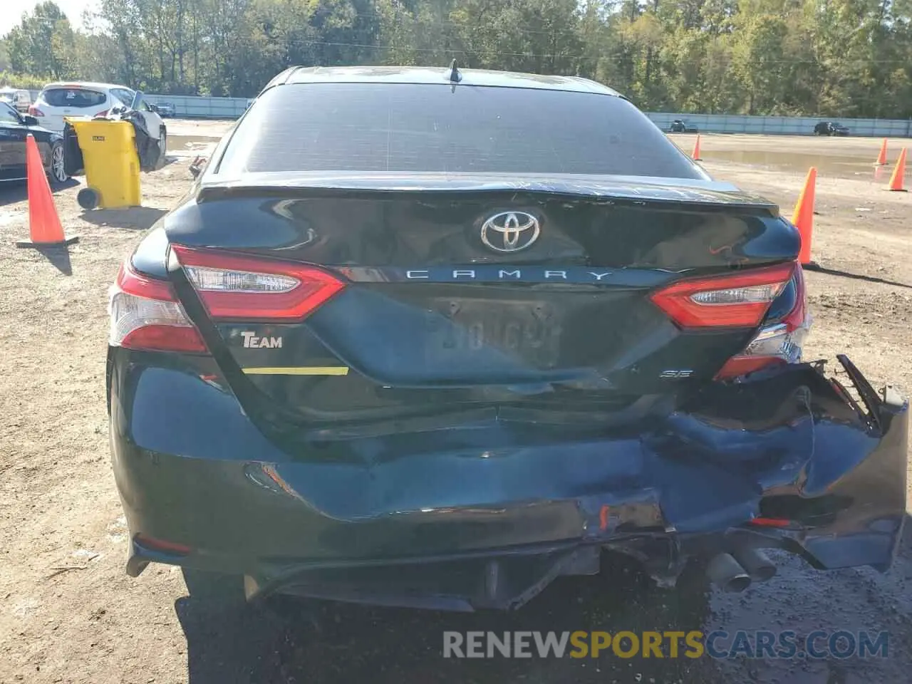 6 fotografías del automóvil dañado 4T1B11HK4KU721088 TOYOTA CAMRY 2019