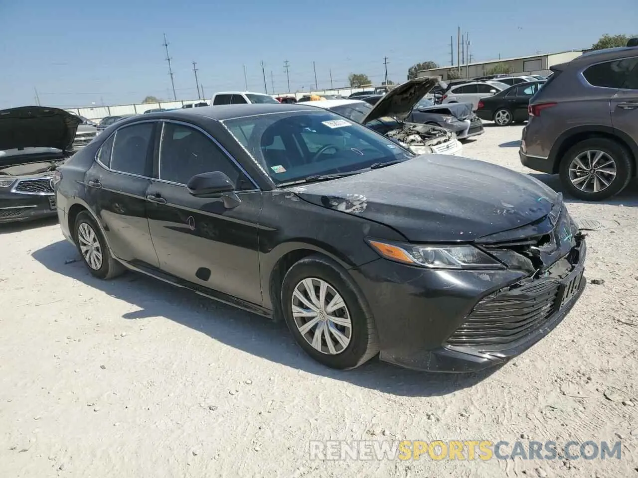 4 fotografías del automóvil dañado 4T1B11HK4KU723374 TOYOTA CAMRY 2019