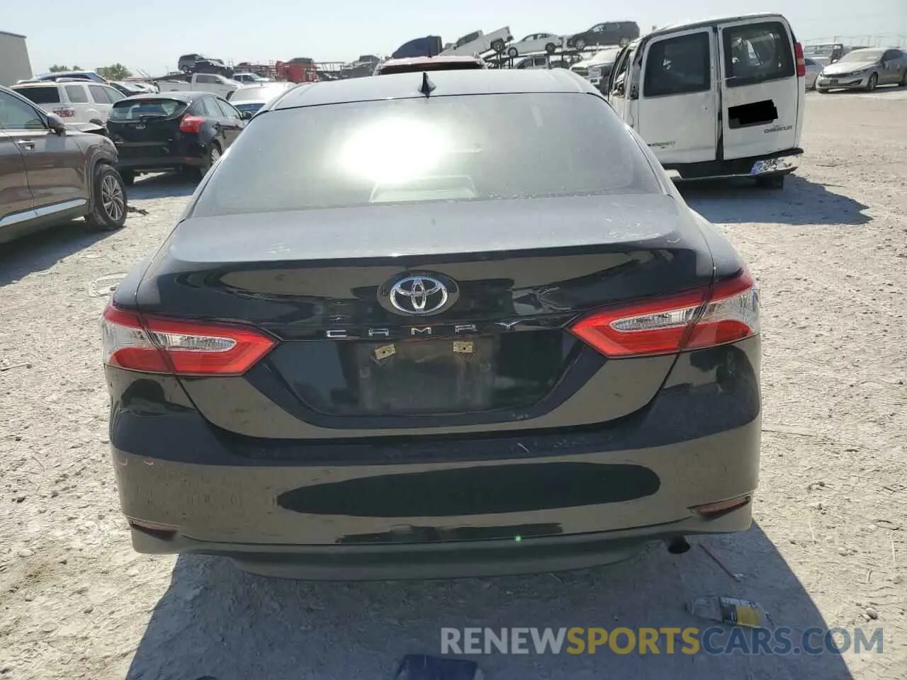 6 fotografías del automóvil dañado 4T1B11HK4KU723374 TOYOTA CAMRY 2019