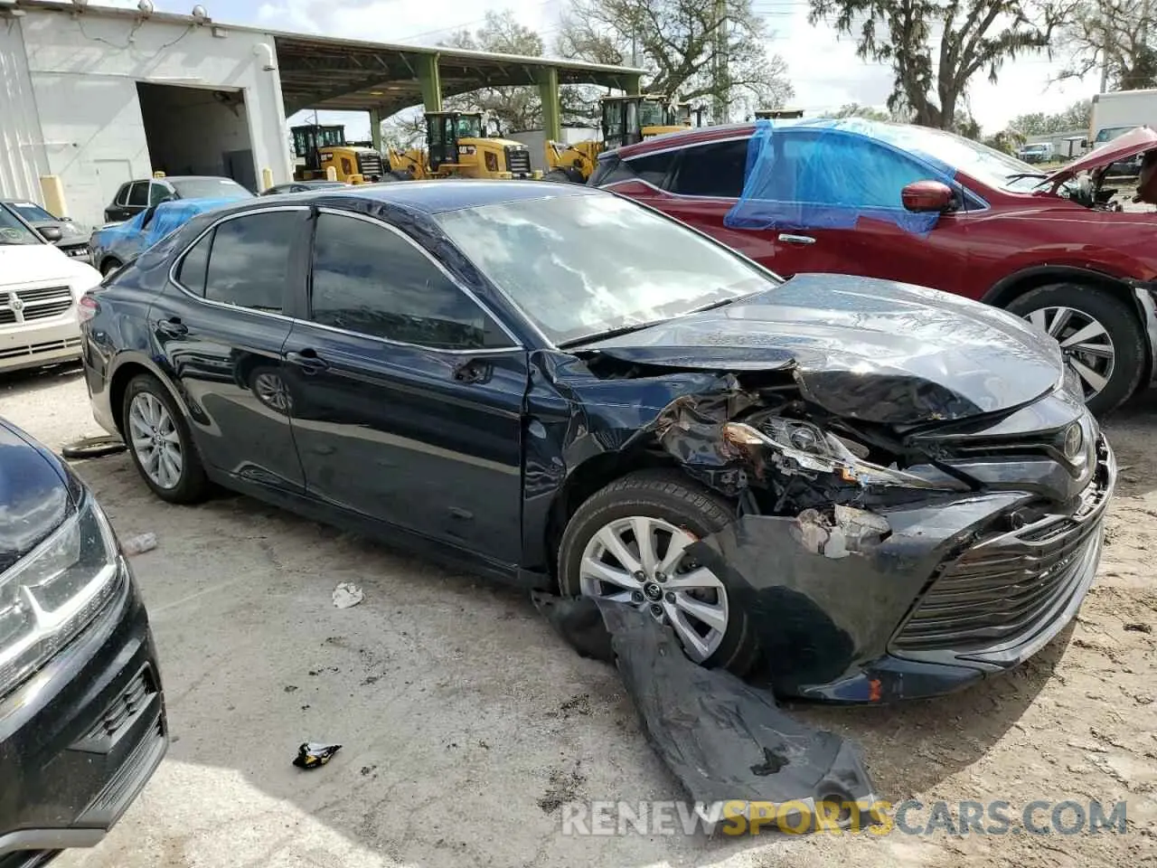 4 fotografías del automóvil dañado 4T1B11HK4KU725545 TOYOTA CAMRY 2019