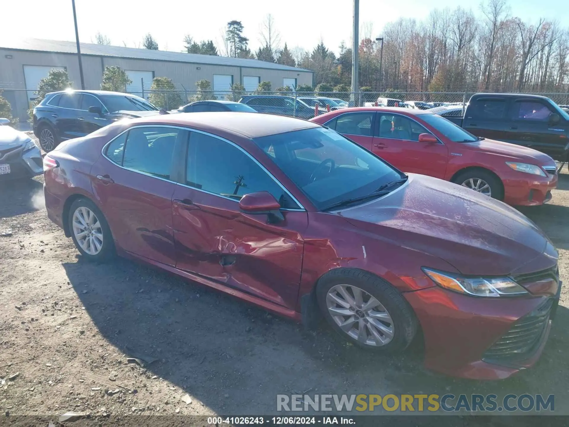 1 fotografías del automóvil dañado 4T1B11HK4KU732804 TOYOTA CAMRY 2019