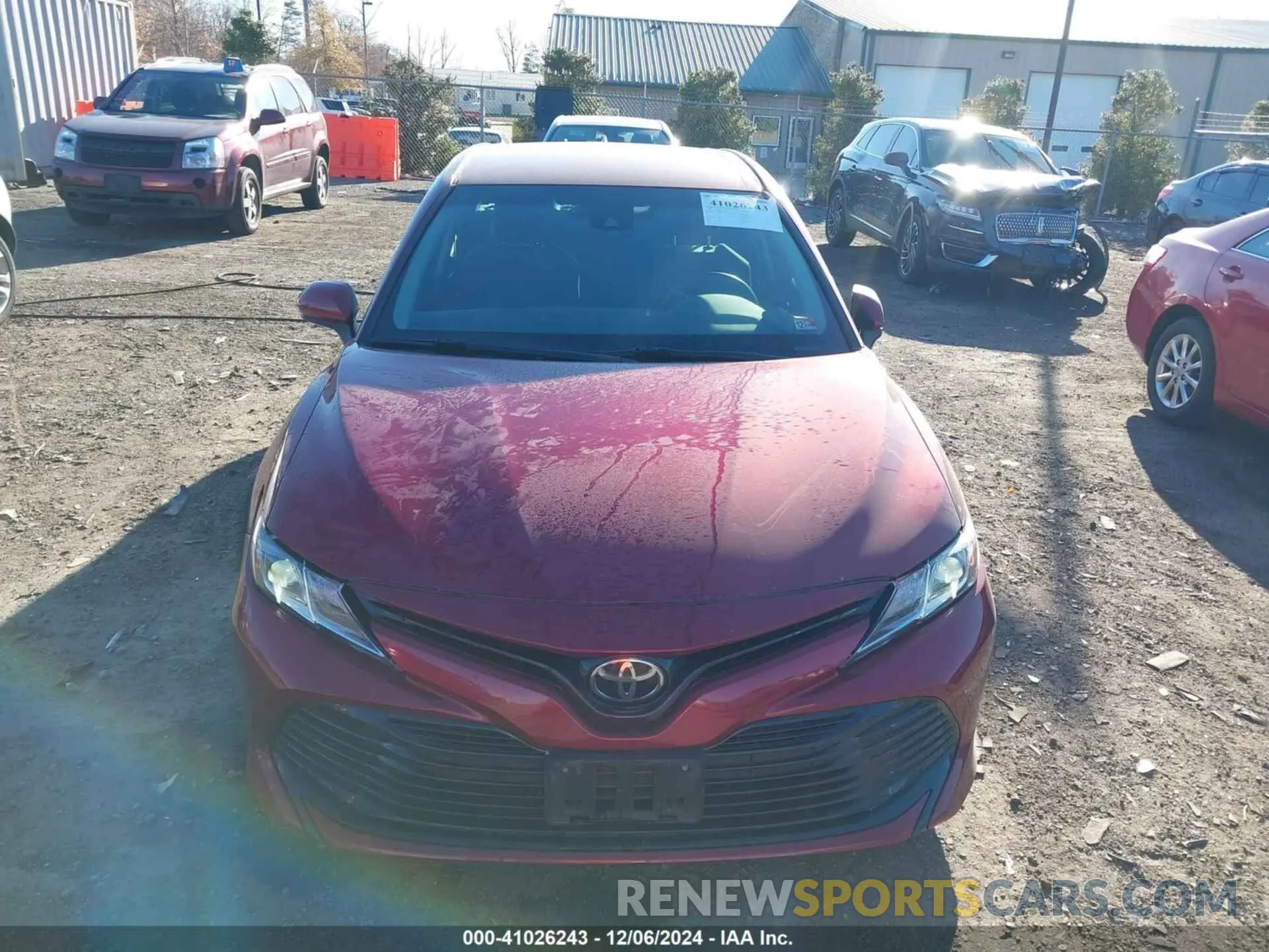 12 fotografías del automóvil dañado 4T1B11HK4KU732804 TOYOTA CAMRY 2019