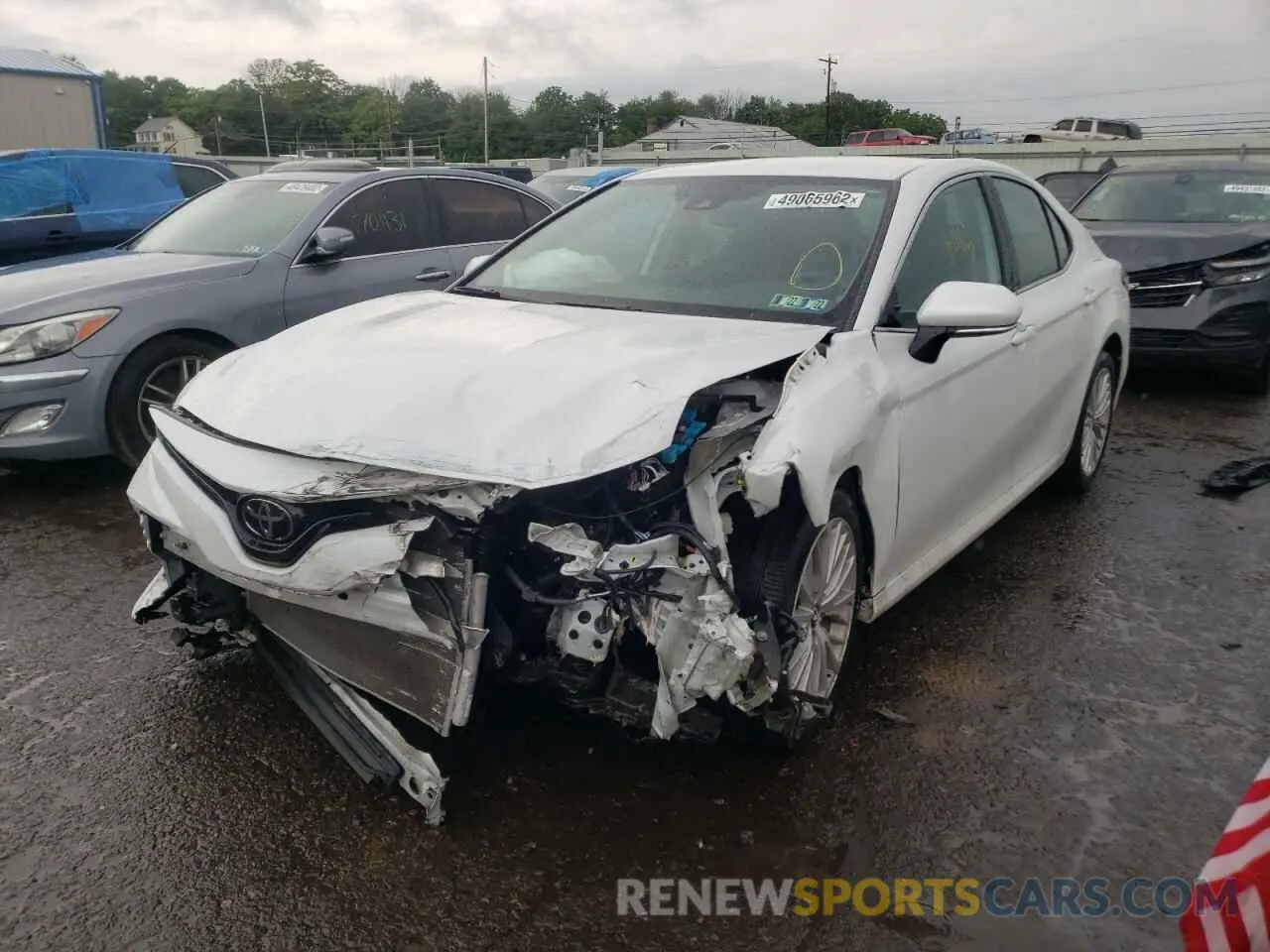 2 fotografías del automóvil dañado 4T1B11HK4KU794316 TOYOTA CAMRY 2019