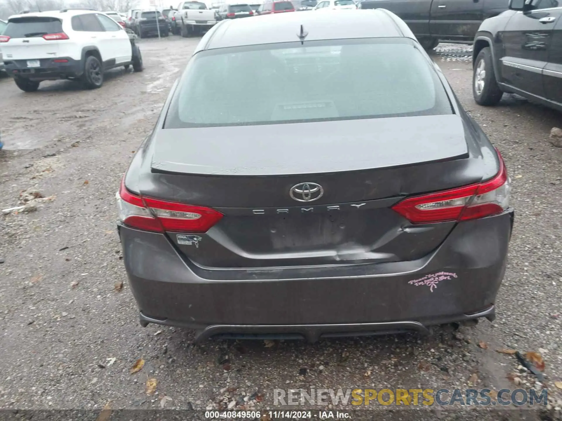 6 fotografías del automóvil dañado 4T1B11HK4KU798866 TOYOTA CAMRY 2019