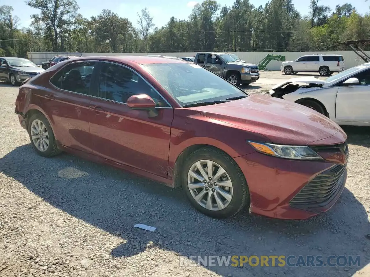 4 fotografías del automóvil dañado 4T1B11HK4KU808070 TOYOTA CAMRY 2019