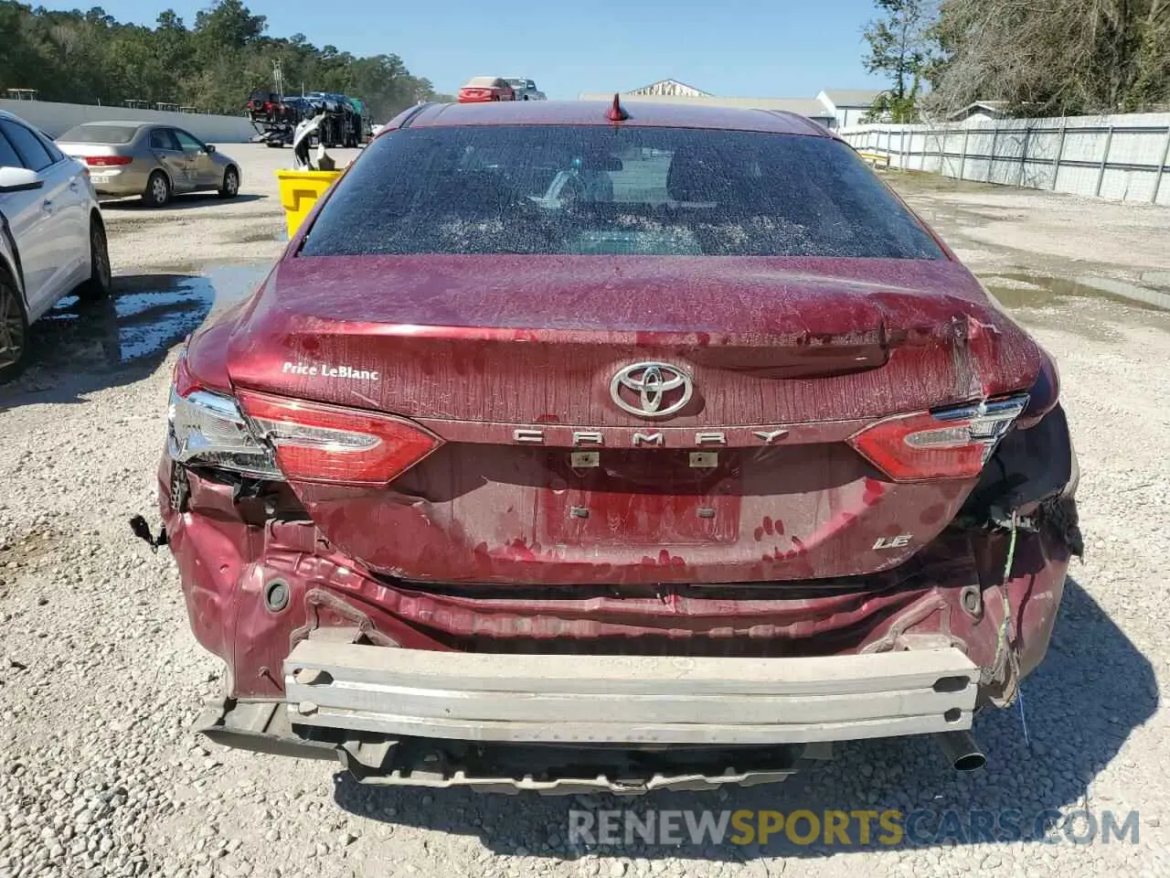 6 fotografías del automóvil dañado 4T1B11HK4KU808070 TOYOTA CAMRY 2019