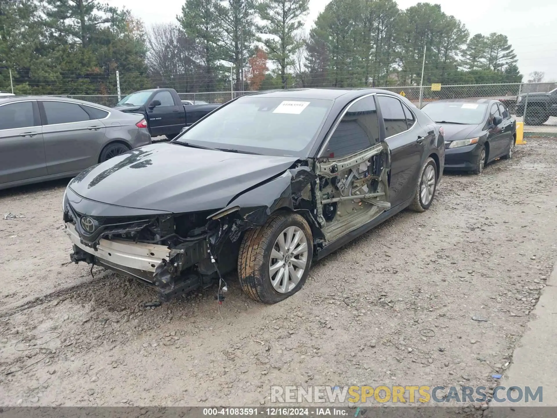 2 fotografías del automóvil dañado 4T1B11HK4KU810482 TOYOTA CAMRY 2019