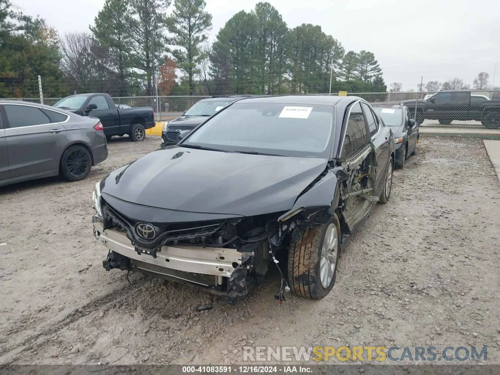 6 fotografías del automóvil dañado 4T1B11HK4KU810482 TOYOTA CAMRY 2019