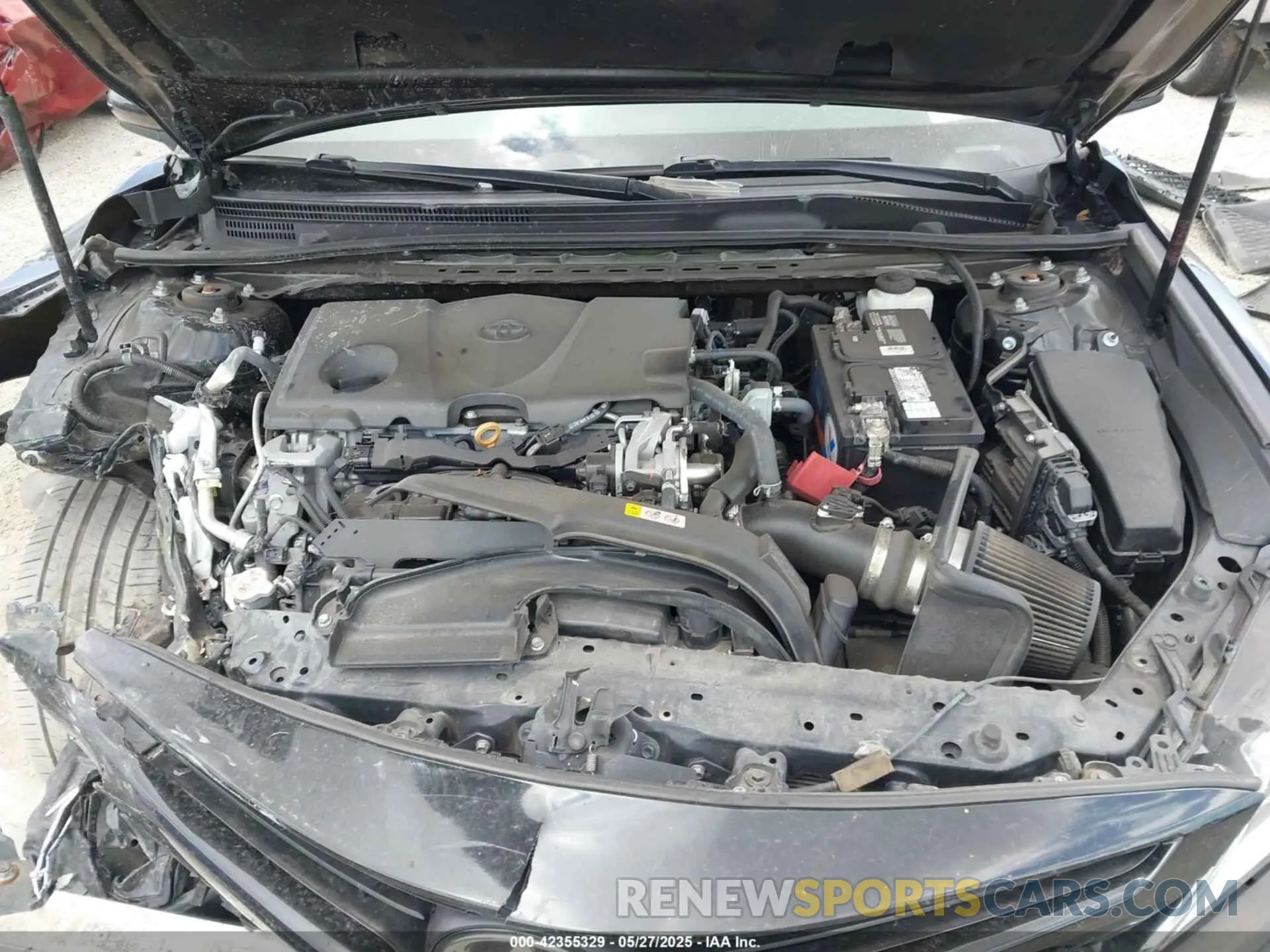 10 fotografías del automóvil dañado 4T1B11HK4KU834975 TOYOTA CAMRY 2019