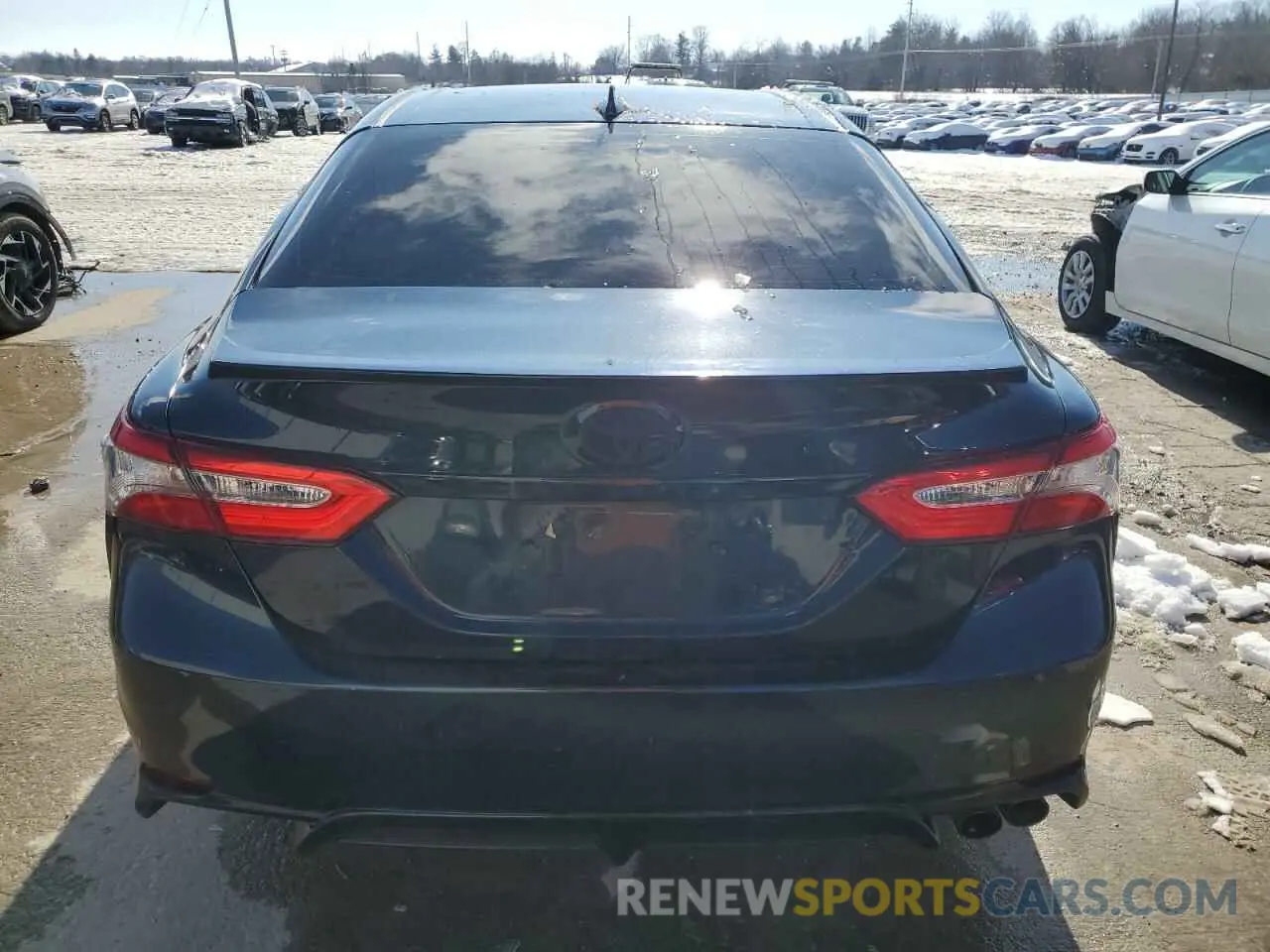 6 fotografías del automóvil dañado 4T1B11HK4KU837049 TOYOTA CAMRY 2019