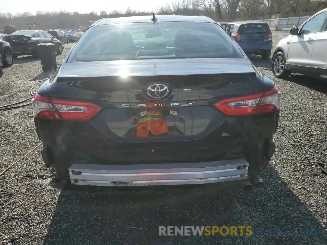 6 fotografías del automóvil dañado 4T1B11HK4KU837939 TOYOTA CAMRY 2019