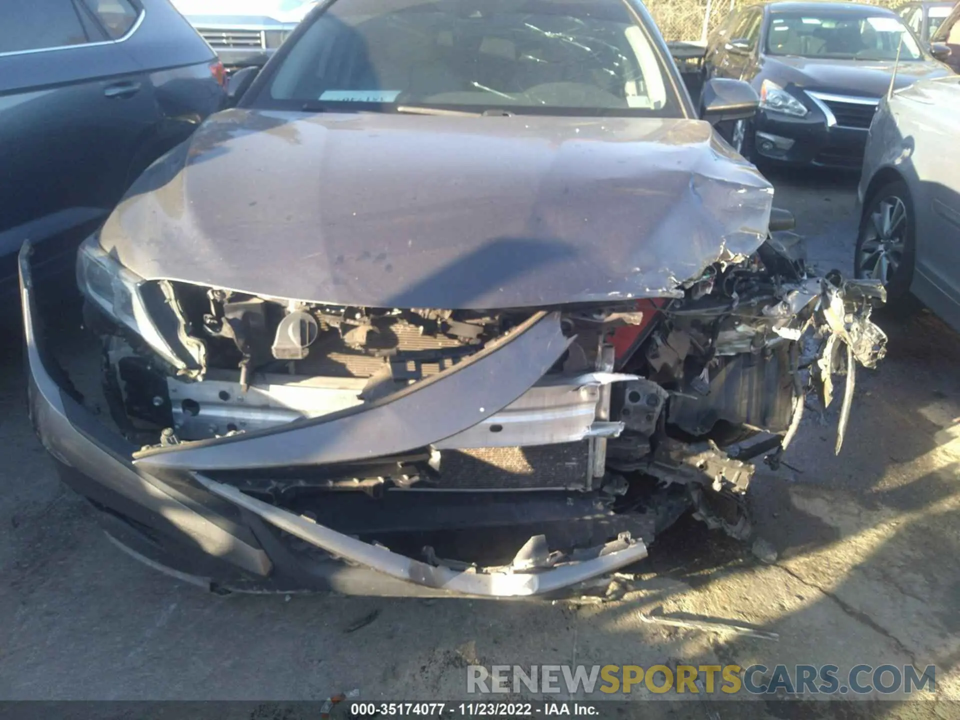 6 fotografías del automóvil dañado 4T1B11HK5KU187809 TOYOTA CAMRY 2019