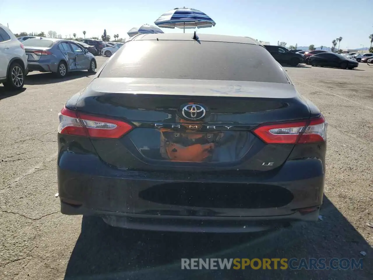 6 fotografías del automóvil dañado 4T1B11HK5KU204138 TOYOTA CAMRY 2019