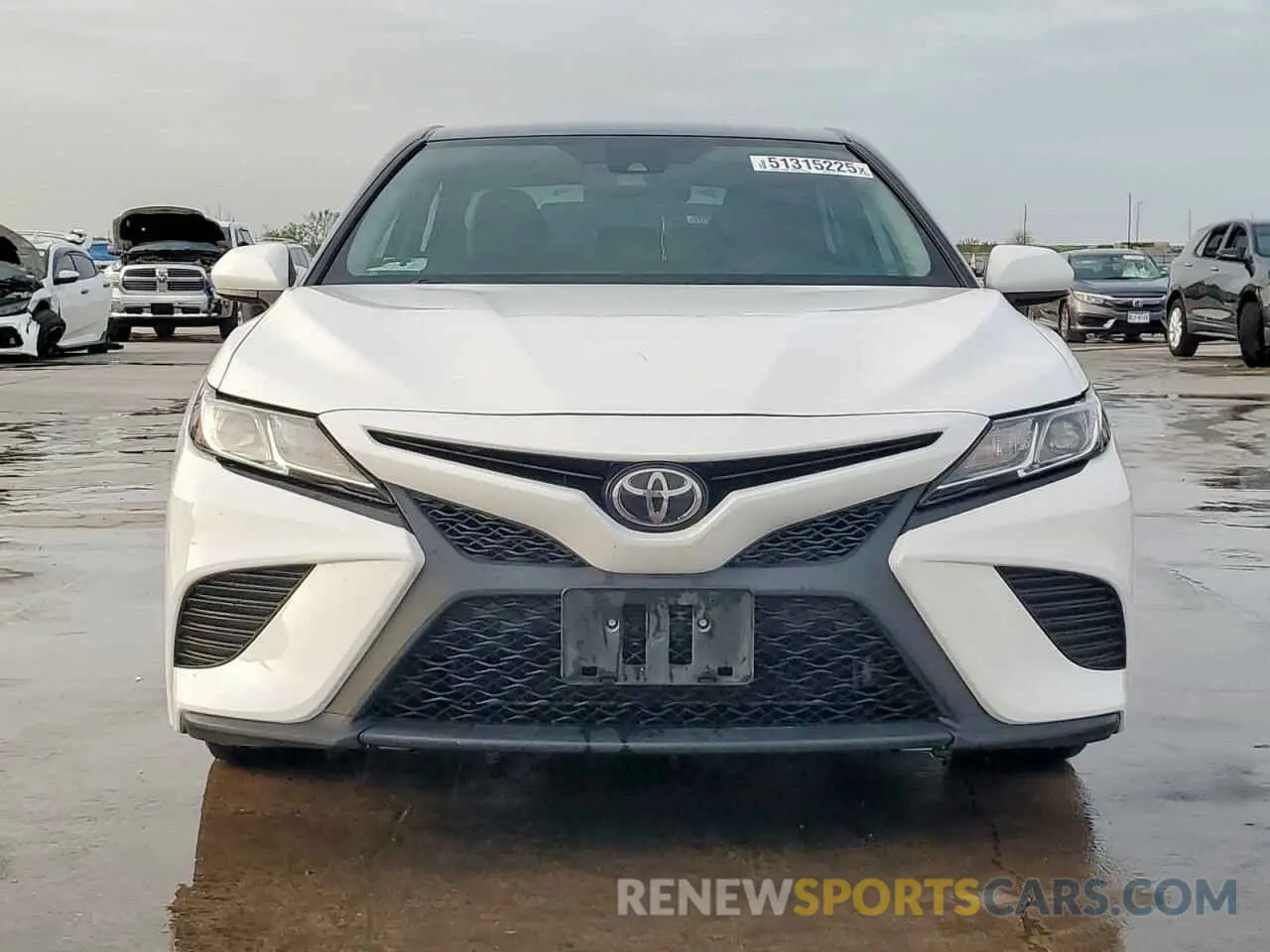 5 fotografías del automóvil dañado 4T1B11HK5KU208738 TOYOTA CAMRY 2019
