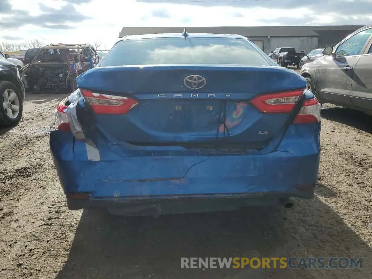 6 fotografías del automóvil dañado 4T1B11HK5KU236104 TOYOTA CAMRY 2019