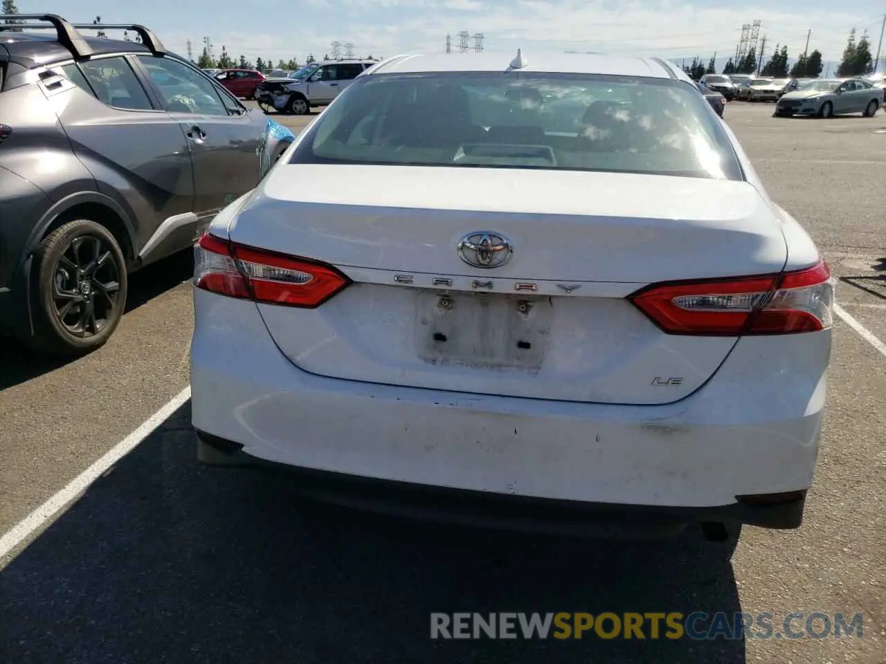 6 fotografías del automóvil dañado 4T1B11HK5KU255803 TOYOTA CAMRY 2019