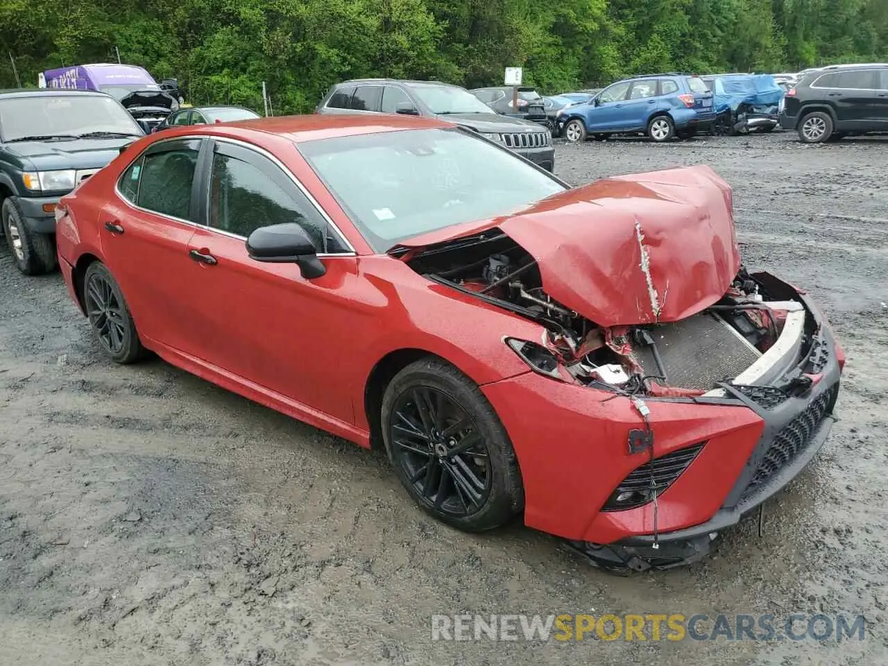 4 fotografías del automóvil dañado 4T1B11HK5KU258684 TOYOTA CAMRY 2019