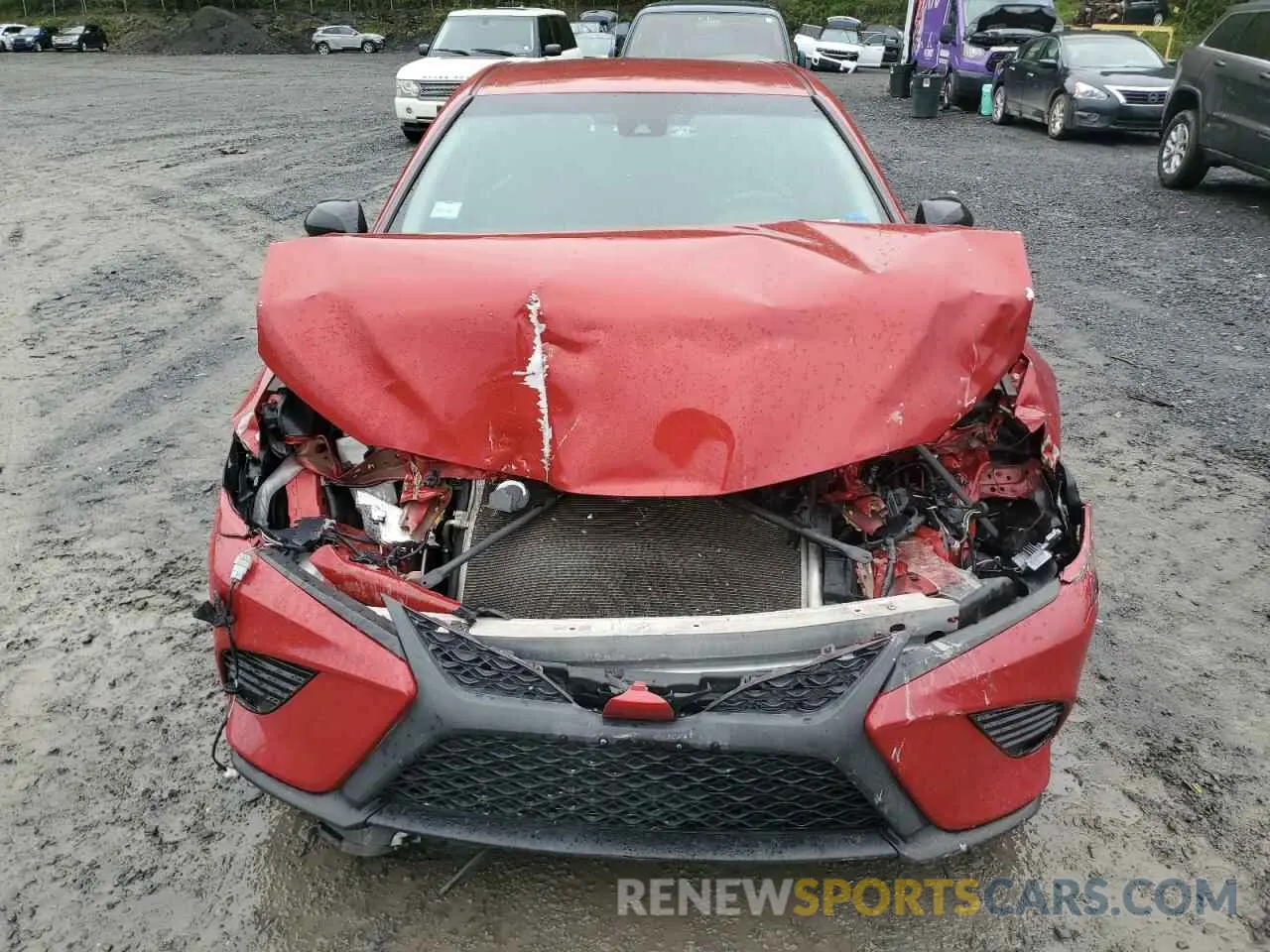 5 fotografías del automóvil dañado 4T1B11HK5KU258684 TOYOTA CAMRY 2019