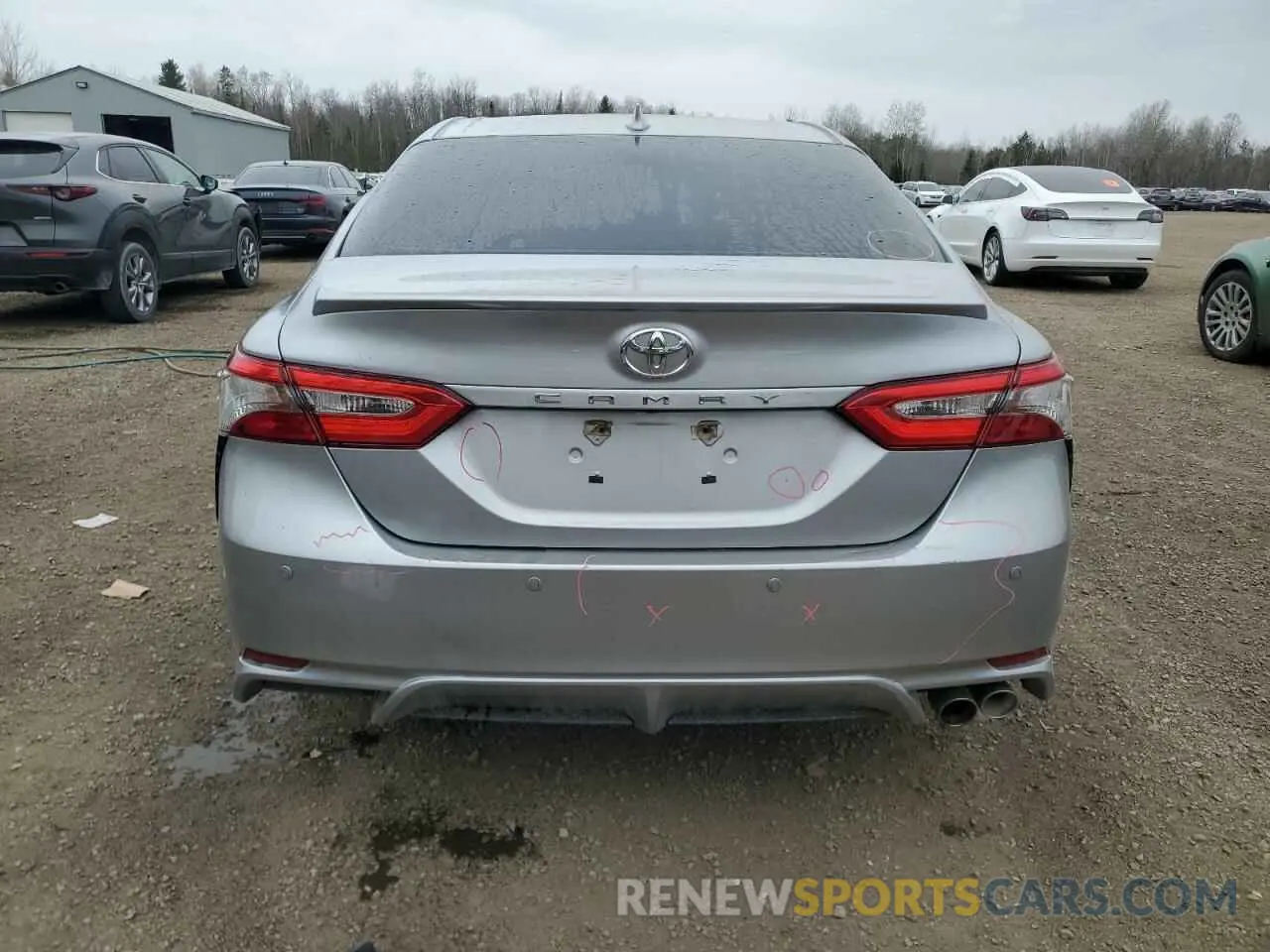 6 fotografías del automóvil dañado 4T1B11HK5KU691406 TOYOTA CAMRY 2019