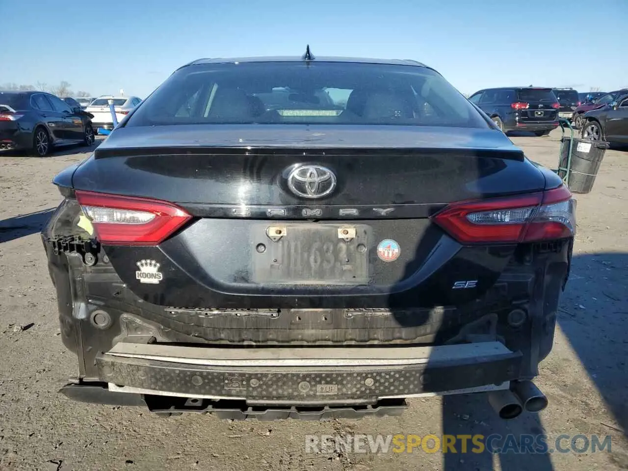 6 fotografías del automóvil dañado 4T1B11HK5KU737512 TOYOTA CAMRY 2019