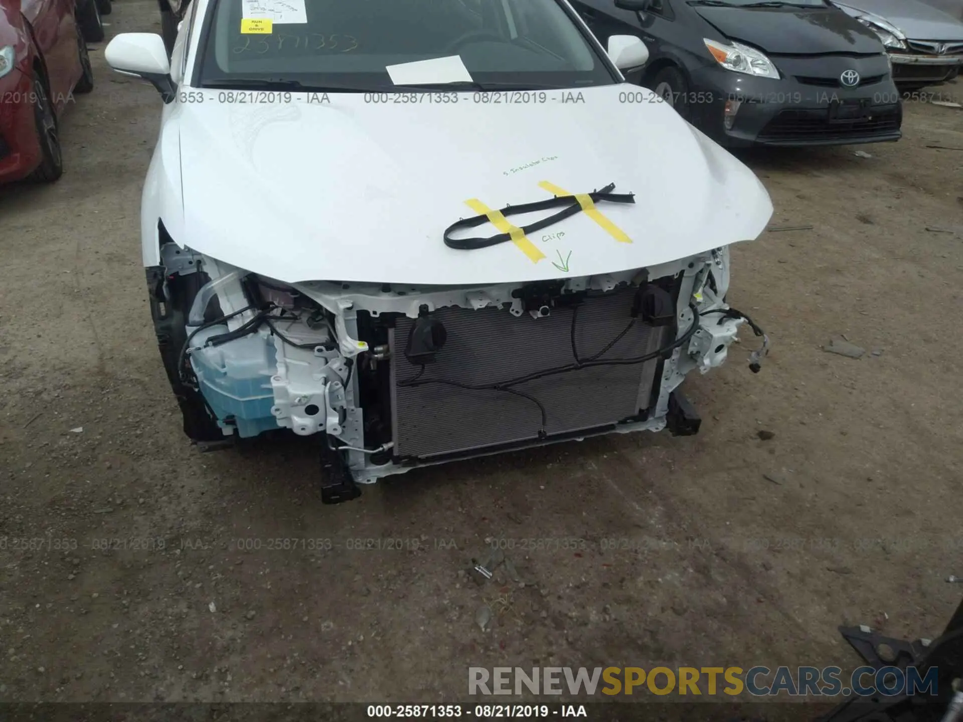 6 fotografías del automóvil dañado 4T1B11HK5KU752575 TOYOTA CAMRY 2019