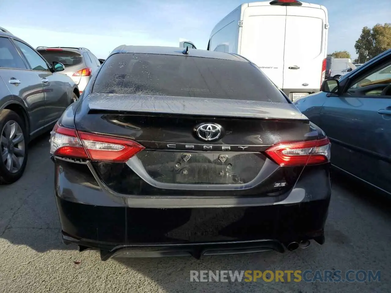 6 fotografías del automóvil dañado 4T1B11HK5KU796186 TOYOTA CAMRY 2019