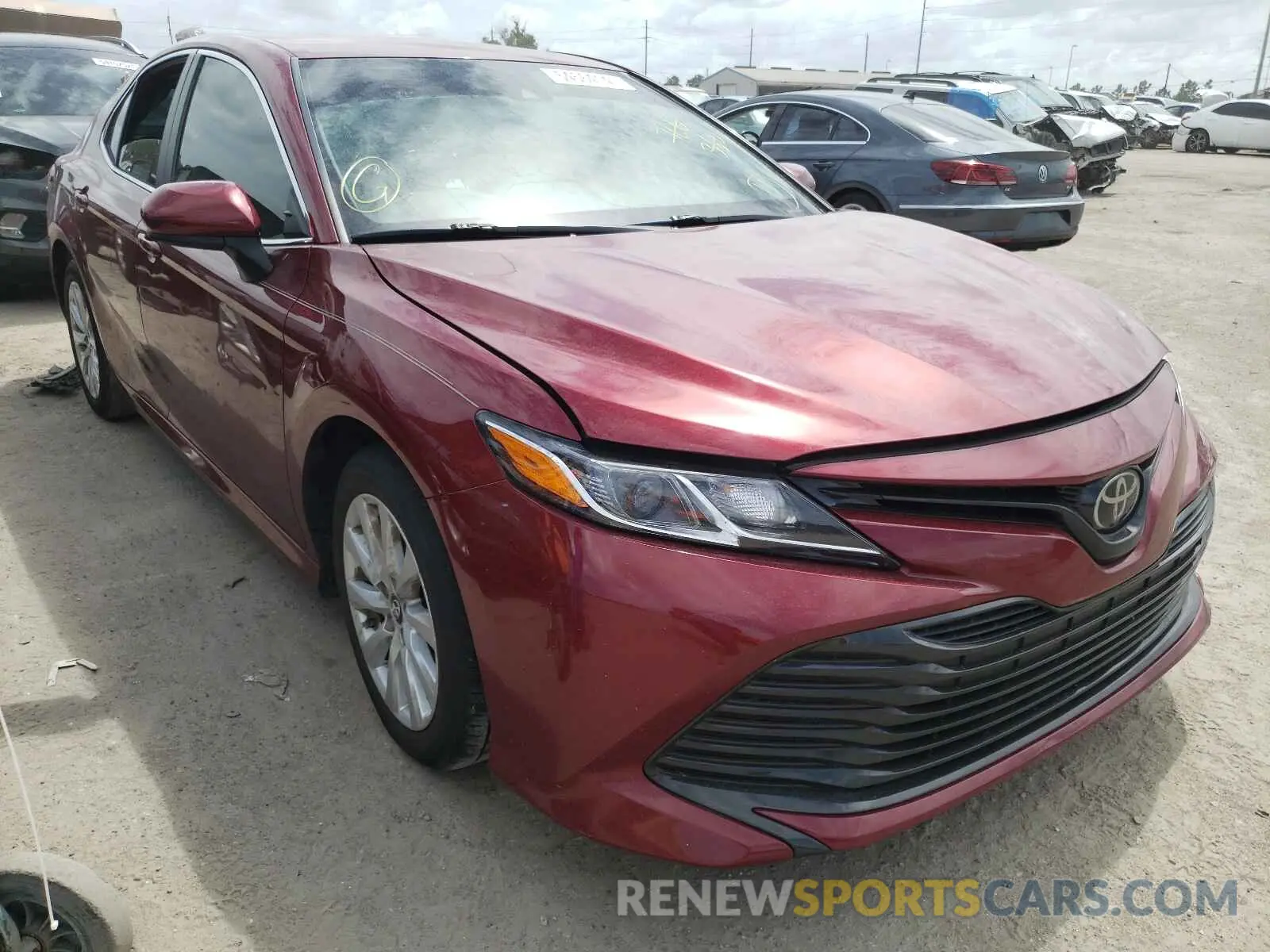 1 fotografías del automóvil dañado 4T1B11HK5KU809695 TOYOTA CAMRY 2019
