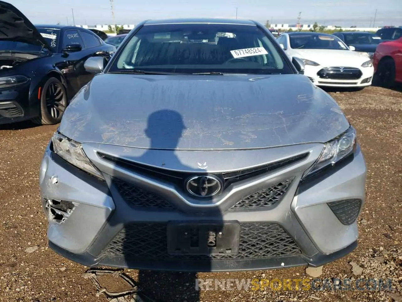 5 fotografías del automóvil dañado 4T1B11HK5KU823869 TOYOTA CAMRY 2019