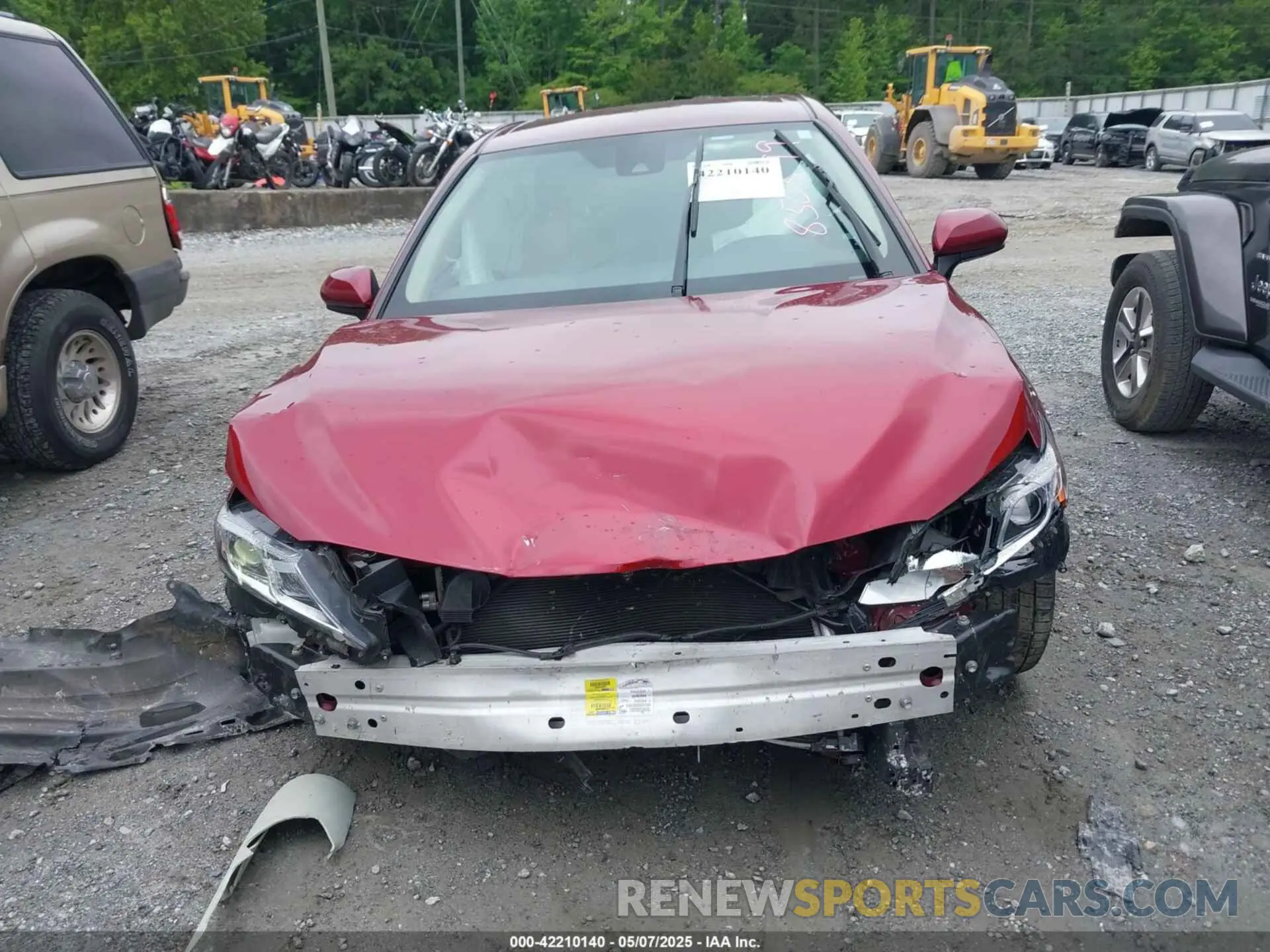 12 fotografías del automóvil dañado 4T1B11HK5KU850599 TOYOTA CAMRY 2019
