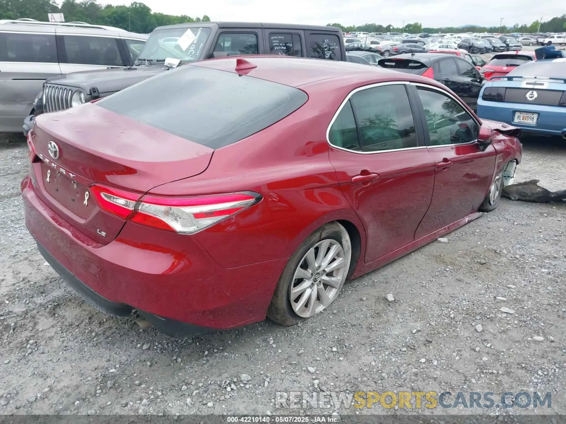 4 fotografías del automóvil dañado 4T1B11HK5KU850599 TOYOTA CAMRY 2019