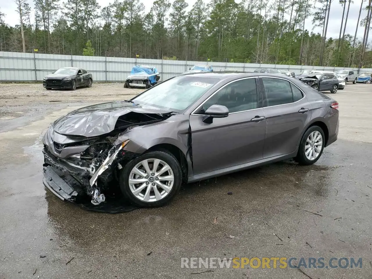 1 fotografías del automóvil dañado 4T1B11HK6KU201278 TOYOTA CAMRY 2019