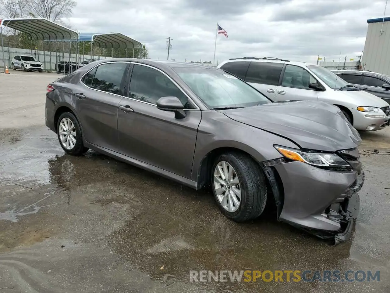 4 fotografías del automóvil dañado 4T1B11HK6KU201278 TOYOTA CAMRY 2019