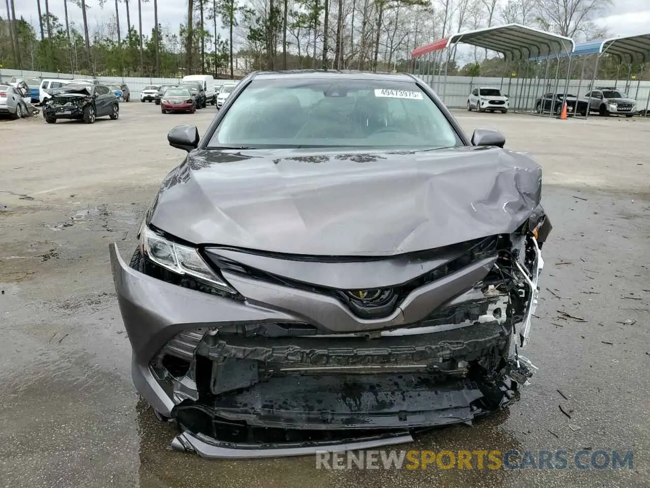 5 fotografías del automóvil dañado 4T1B11HK6KU201278 TOYOTA CAMRY 2019