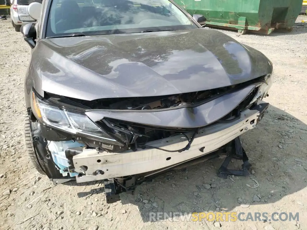 9 fotografías del automóvil dañado 4T1B11HK6KU226844 TOYOTA CAMRY 2019