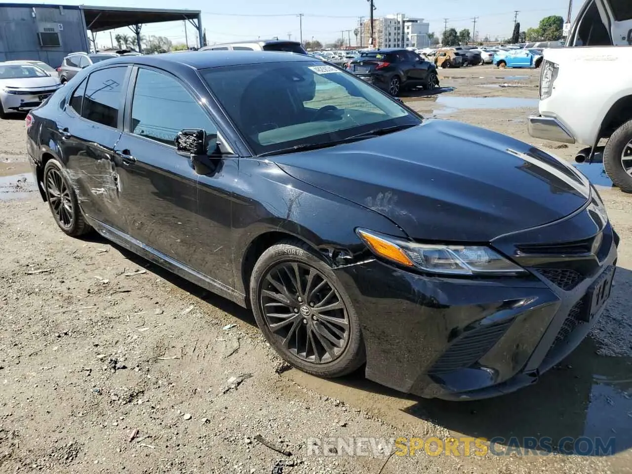 4 fotografías del automóvil dañado 4T1B11HK6KU236287 TOYOTA CAMRY 2019