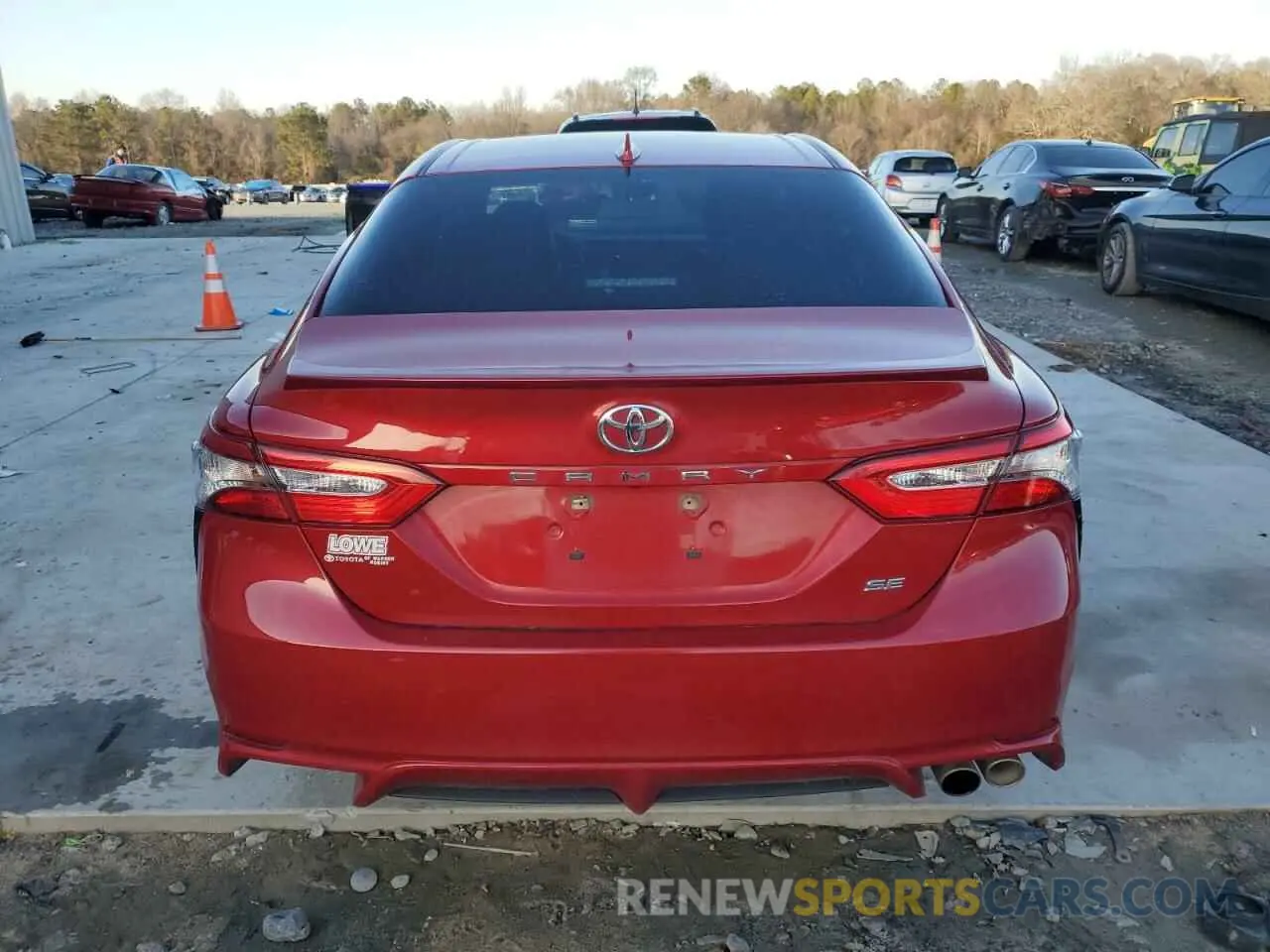 6 fotografías del automóvil dañado 4T1B11HK6KU239755 TOYOTA CAMRY 2019