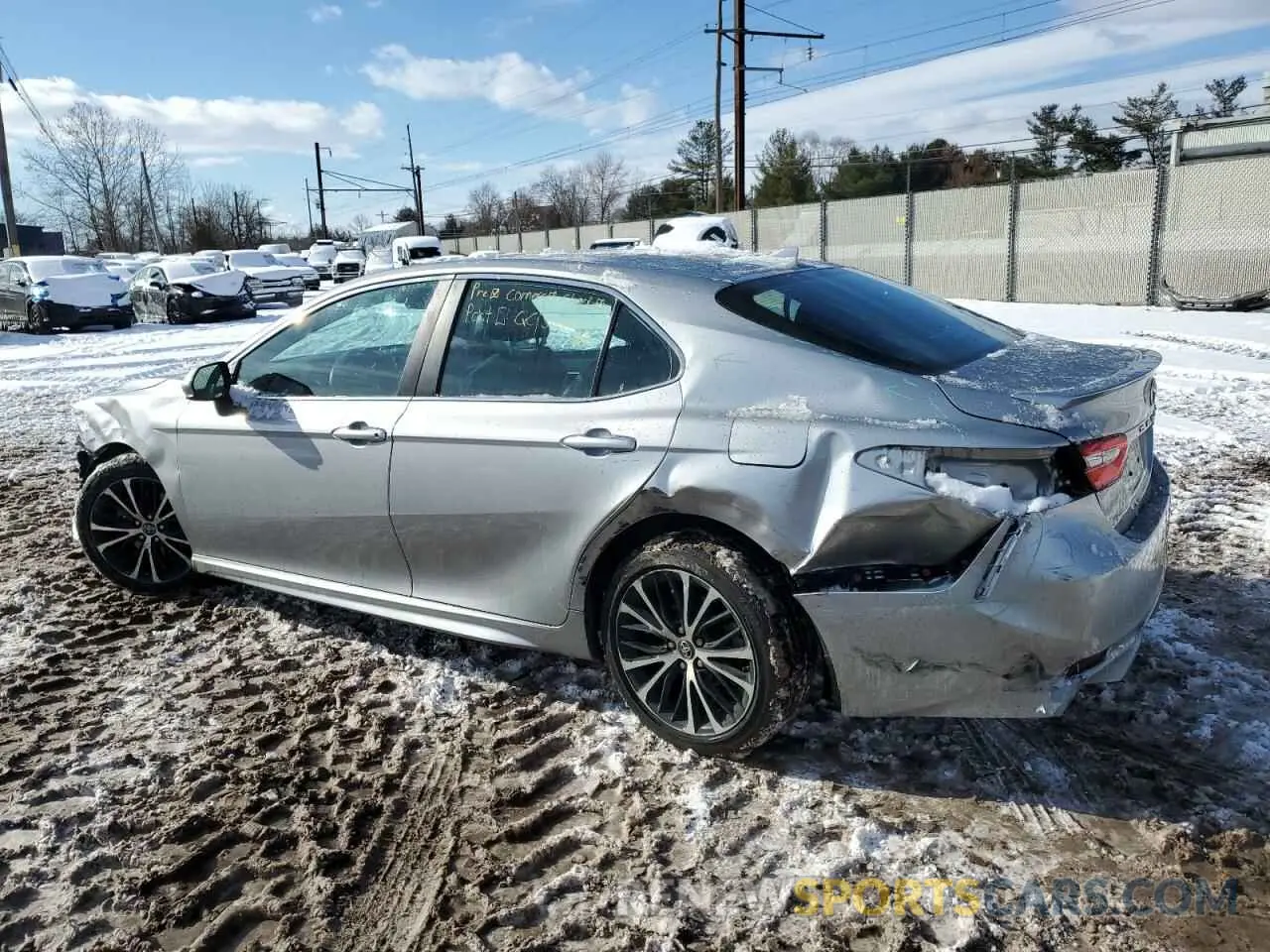 2 fotografías del automóvil dañado 4T1B11HK6KU273551 TOYOTA CAMRY 2019