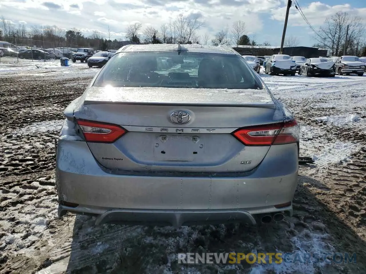 6 fotografías del automóvil dañado 4T1B11HK6KU273551 TOYOTA CAMRY 2019