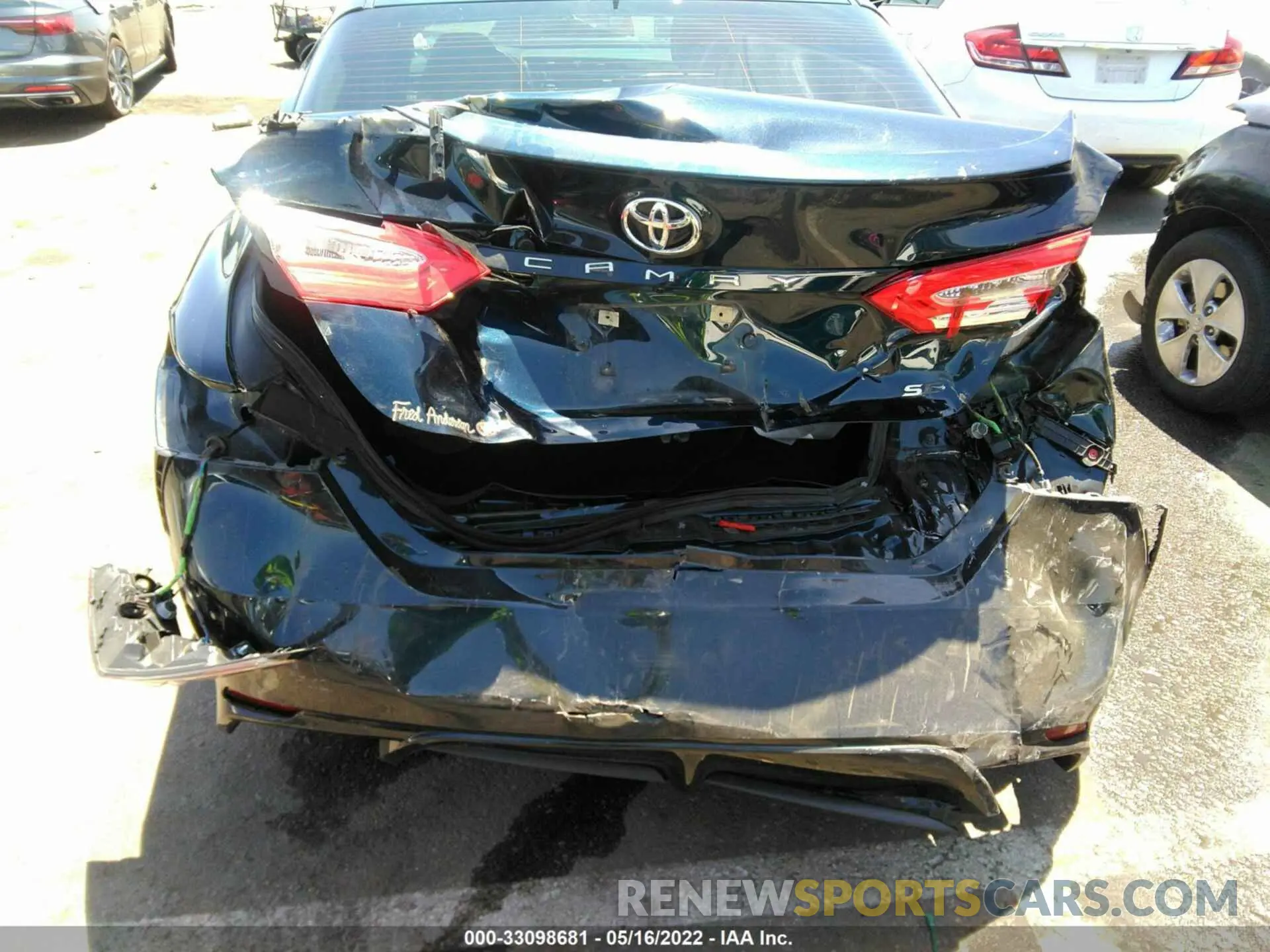 6 fotografías del automóvil dañado 4T1B11HK6KU290852 TOYOTA CAMRY 2019